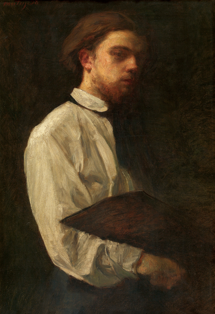  方丹·拉图尔 Fantin-Latour 自画像 Self portrait